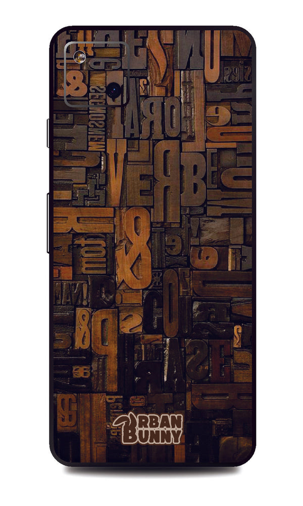 Google pixel 4a Wood Words