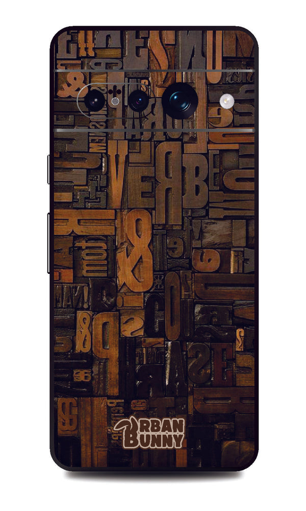 Google Pixel 7 Pro Wood Words