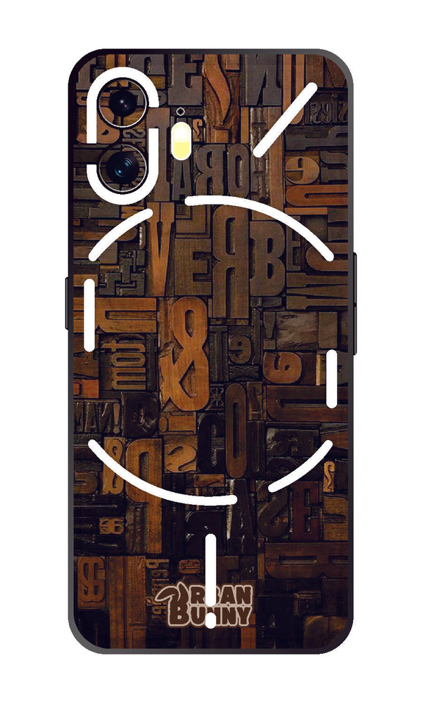Nothing Phone 2 Wood Words